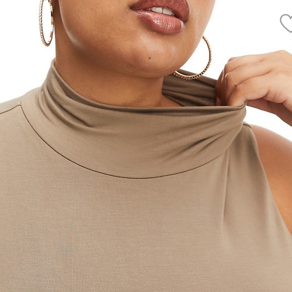 NWT: GOOD AMERICAN✨ Women’s Mockneck Midi Dress - Picture 5 of 9